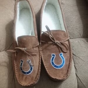 Brown Suede Moccasins Colt Design